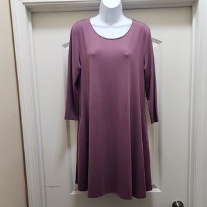 Elegant Purple Women's Dress
